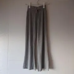 ユニクロ　ウォッシャブルニットリブパンツ