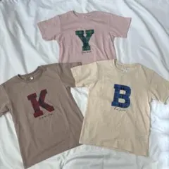 130cm アルファベットTシャツ　半袖　西松屋　新品未使用
