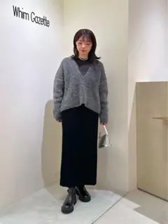 ビアズリー beardsley ダンボールタイトスカート ブラック size3