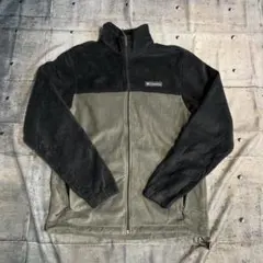 Columbia コロンビア フリースジャケット 黒×グレーフルジップ