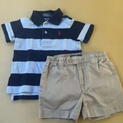 Polo by Ralph Lauren ポロシャツ パンツセット80