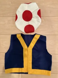 コスプレ 衣装 キノピオ風 ベスト 帽子セット
