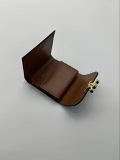 CELINE セリーヌ 財布 マカダム柄 レザー レディース