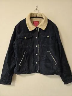 Xhilaration コーデュロイ ボアジャケット XL 濃紺 ターゲッ 古着