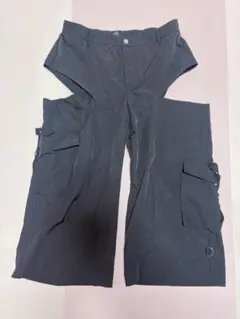 SHEIN CURVE カーゴパンツ ネイビー 3Lワイドパンツ プラスサイズ