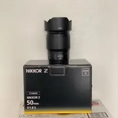 【元箱美品】ニコン Nikkor Z50/1.8 S Zマウント Nikon Z 50mm f/1.8S フルサイズ対応レンズ