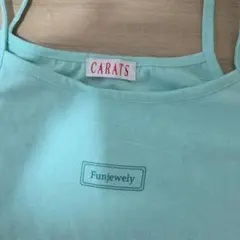 CARATS キャミソールワンピース ライトブルー