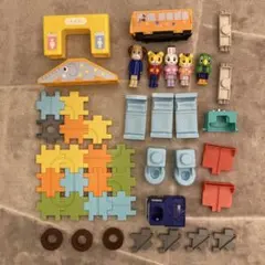 こどもちゃれんじ　ちゃれんじえん　りったいパネルブロック　はしれ！はいたつやさん