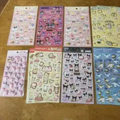 新品　未開封　サンリオ マイメロ プクっと＆箔押しシール11枚