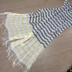 ストライプ柄ストール・ショール　レディース