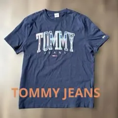 【ビッグサイズ】TOMMY JEANS トミージーンズ ロゴTシャツ チェック柄のサムネイル