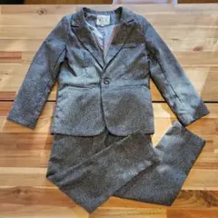 【美品】入学式にオススメ　グレー フォーマルスーツセット 120㎝