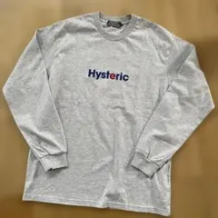 HYSTERIC GLAMOUR METAL Tシャツ グレー　ロンT