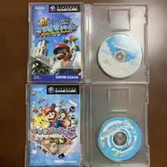 スーパーマリオサンシャイン マリオパーティ5 ゲームキューブ ソフト