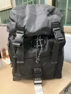 極美品 A.P.C. Treck ナイロンリュック ブラック