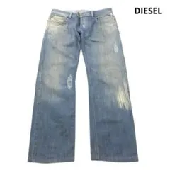 【イタリア製】DIESEL デニム ジーンズ ダメージ加工 インディゴ W31