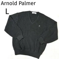 Arnold Palmer アーノルドパーマー Vネック ニット L グレー