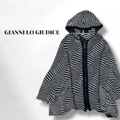 【ジャンニロジュディチェ】アウター パーカー ボーダー コットン100% 秋42