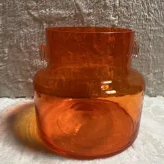 昭和レトロ　オレンジ　ビン　ガラス瓶