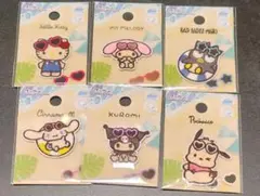 サンリオ 日焼け ワッペン 6個セット