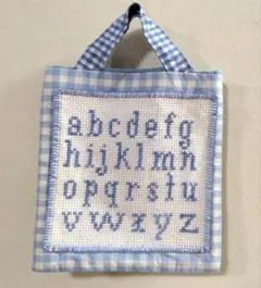 クロスステッチ刺繍 ミニバッグ