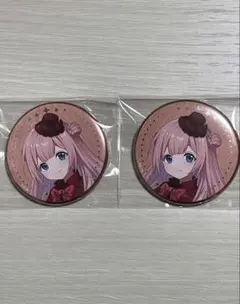 WORLD TOUR 2025 広島 缶バッジ、チェキ風カード 周央サンゴ