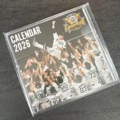 【新品未開封品】HANSIN Tigers 卓上カレンダー 2026