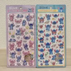 【国内正規品】ボンボンドロップシール スティッチ 2種セット