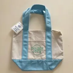 TRADER JOE'S　ミニトートバッグ パステルブルー