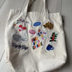 STARBUCKS 刺繍　ワッペン　トートバッグ