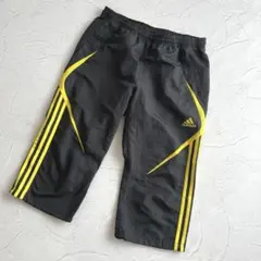 adidas climalite ハーフパンツ ブラック イエロー Lのサムネイル