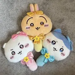 超まじかるちいかわ　ぬいぐるみミラー　ハチワレ　ちいかわ　うさぎ　3点セット