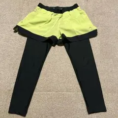 adidas アディダス　レギンス付きパンツ　Lサイズ