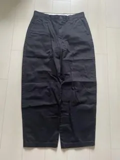 Uniqlo U ワイドフィットチノ 黒 ウエスト79cm