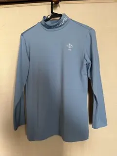 PEARLY GATES 水色 ハイネックシャツ色褪せなどありません。