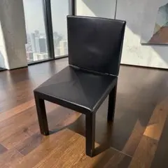 廃盤】②希少品 B&B Italia Arcadia Chair 本革 黒 - メルカリ