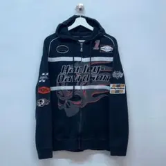 Harley-Davidson ホノルル限定　フルジップパーカー　XLサイズ Harley-Davidson ホノルル限定 フルジップパーカー XLサイズ - メルカリ