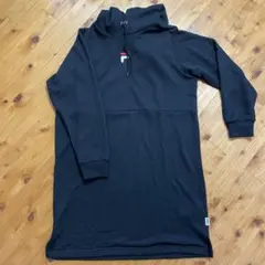 FILA ブラック フード付きワンピース サイズF