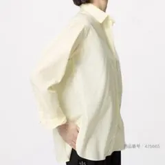 UNIQLO コットンシャツ イエロー Mサイズ