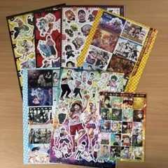 ジャンプ　アニメキャラクターシールセット&ステッカー