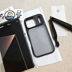 CASEKOO iphone pro 17 ケース　ブラック　スタンドセット