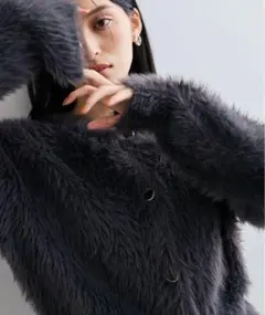 【新品未使用】ViS ラビットタッチカーディガン