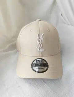 Yves Saint Laurent×ニューエラコラボキャップ 帽子 ベージュ