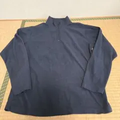 ハーフジップ フリース 長袖カットソー