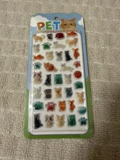 動物シール　ぷっくり　犬　pet ぷくぷくキャンディシール　猫