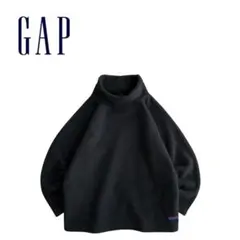 【美品】GAP ギャップ 00s プルオーバー フリースジャケット BLK ボア