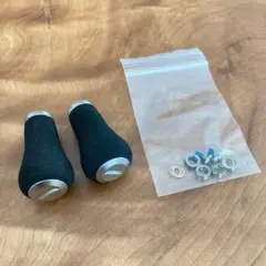 EVA素材 ハンドルノブ ２個セット キャップシルバー ダイワ/シマノ装着可能のサムネイル