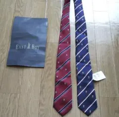 EAST BOY 他ストライプネクタイ 2本セット