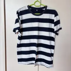 ボーダー 半袖 Tシャツ ネイビー×ホワイト M