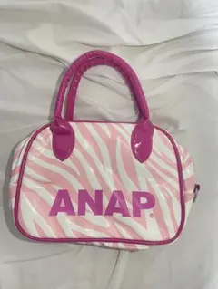 ANAP ゼブラ柄 2way ショルダーバッグ